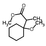 CAS#: 652146-28-6, Methyl 2-(1-methoxycyclohexyl)propanoate