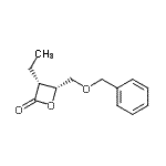CAS 登录号：652150-92-0， (3R,4R)-4-[(苄氧基)甲基]-3-乙基-2-氧杂环丁酮