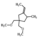 CAS#: 652154-92-2, (3E)-3-Ethylidene-1,1-bis(methoxymethyl)-4-methylcyclopentane