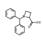 CAS#: 65219-11-6, 1-(Diphenylmethyl)-2-azetidinecarboxylic acid