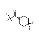 CAS 登录号：65220-85-1， 1-(4,4-二氟-1-哌啶基)-2,2,2-三氟乙烷酮