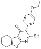 CAS#: 65234-03-9, 3-(4-Ethoxy-Phenyl)-2-Mercapto-5,6,7,8-Tetrahydro-3H-Benzo[4,5]Thieno[2,3-d]Pyrimidin-4-One