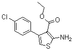 CAS 登录号：65234-09-5， 2-氨基-4-(4-氯苯基)-3-噻吩羧酸乙酯
