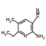 CAS#: 65242-16-2, 2-Amino-6-ethyl-5-methylnicotinonitrile