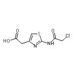 CAS#: 65243-18-7, {2-[(Chloroacetyl)amino]-1,3-thiazol-4-yl}acetic acid