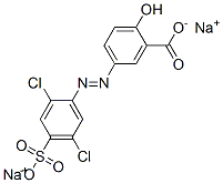 CAS 登录号：6527-54-4， 5-[(2,5-二氯-4-磺酸基苯基)偶氮]水杨酸二钠