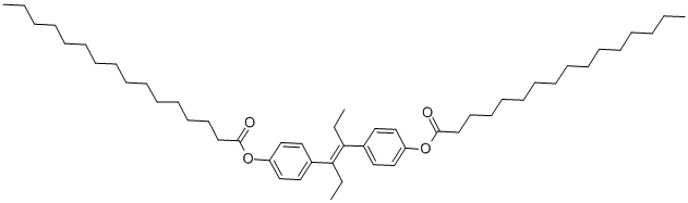CAS#: 6533-53-5, 3,4-Bis-(4-Hydroxyphenyl)-3-Hexene 4,4'-Dipalmitate
