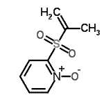 CAS 登录号：65332-88-9， 2-(异丙烯基磺酰基)吡啶1-氧化物
