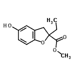 CAS#: 653578-24-6, Methyl 2-ethyl-5-hydroxy-2,3-dihydro-1-benzofuran-2-carboxylate