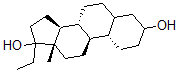 CAS 登录号：65376-43-4， (17alpha)-19-去甲孕甾烷-3,17-二醇