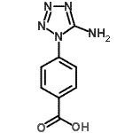 CAS 登录号：654646-61-4， 4-(5-氨基-1H-四唑-1-基)苯甲酸