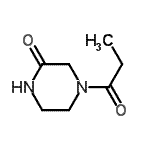 CAS#: 65493-55-2, 4-Propionyl-2-piperazinone