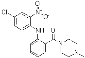 CAS#: 65514-72-9, {2-[(4-Chloro-2-nitrophenyl)amino]phenyl}(4-methyl-1-piperazinyl)methanone