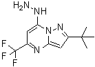 CAS#: 655235-56-6, 7-Hydrazino-2-(2-methyl-2-propanyl)-5-(trifluoromethyl)pyrazolo[1,5-a]pyrimidine
