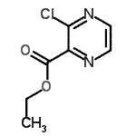 CAS 登录号：655247-45-3， 乙基3-氯-2-吡嗪羧酸酯