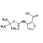 CAS 登录号：655255-06-4， 3-({[(2-甲基-2-丙基)氧基]羰基}氨基)-2-糠酸