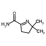CAS#: 65535-99-1, 2,2-Dimethyl-3,4-dihydro-2H-pyrrole-5-carboxamide