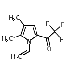 CAS 登录号：65541-68-6， 1-(4,5-二甲基-1-乙烯基-1H-吡咯-2-基)-2,2,2-三氟乙烷酮