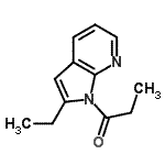 CAS 登录号：655789-30-3， 1-(2-乙基-1H-吡咯并[2,3-b]吡啶-1-基)-1-丙酮