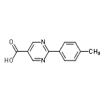 CAS#: 65586-74-5, 2-(4-Methylphenyl)-5-pyrimidinecarboxylic acid
