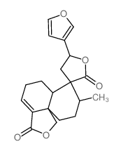 CAS#: 65596-26-1, (3R,5R,10'aS)-5-(3-Furyl)-4,5,6',6'abeta,9',10'-Hexahydro-8'alpha-Methylspiro[Furan-3(2H),7'(8'H)-Naphtho[1,8alpha-c]Furan]-2,3'(5'H)-Dione