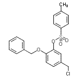 CAS#: 65615-25-0, 2-(Benzyloxy)-5-(chloromethyl)phenyl 4-methylbenzenesulfonate