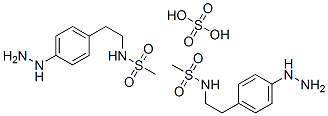 CAS 登录号：65665-49-8， 二[N-[2-(4-肼基苯基)乙基]甲烷磺酰胺]硫酸盐
