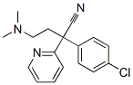 CAS 登录号：65676-21-3， alpha-(4-氯苯基)-alpha-[2-(二甲基氨基)乙基]吡啶-2-乙腈