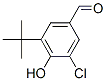 CAS 登录号：65678-12-8， 5-(叔-丁基)-3-氯-4-羟基苯甲醛