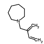 CAS 登录号：656797-87-4， 1-(2-亚甲基-3-丁烯-1-基)氮杂环庚烷