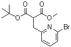 CAS 登录号：656801-28-4， [(6-溴-2-吡啶基)甲基]丙二酸甲基叔丁基酯