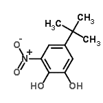 CAS#: 656811-50-6, 5-(2-Methyl-2-propanyl)-3-nitro-1,2-benzenediol