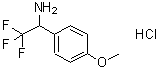 CAS 登录号：65686-77-3， 4-甲氧基-alpha-(三氟甲基)-苯甲胺盐酸盐(1:1)