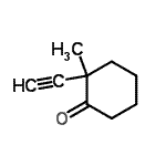 CAS#: 65691-72-7, 2-Ethynyl-2-methylcyclohexanone