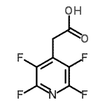 CAS#: 65697-73-6, (2,3,5,6-Tetrafluoro-4-pyridinyl)acetic acid