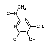 CAS#: 65735-58-2, 4-Chloro-N,N,5,6-tetramethyl-2-pyrimidinamine
