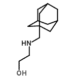 CAS 登录号：65738-69-4， 2-[(金刚烷-1-基甲基)氨基]乙醇