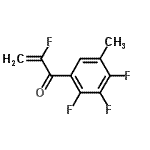 CAS 登录号：65781-14-8， 2-氟-1-(2,3,4-三氟-5-甲基苯基)-2-丙烯-1-酮