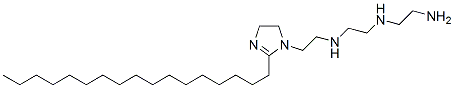 CAS 登录号：65817-49-4， N-(2-氨基乙基)-N'-[2-(2-十七烷基-4,5-二氢-1H-咪唑-1-基)乙基]乙二胺