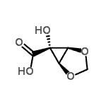 CAS#: 65842-61-7, (1R,5S,6r)-6-Hydroxy-2,4-dioxabicyclo[3.1.0]hexane-6-carboxylic acid
