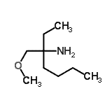 CAS#: 65857-38-7, 3-(Methoxymethyl)-3-heptanamine