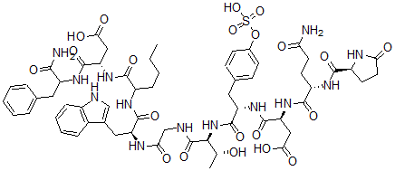 CAS 登录号：65864-30-4， 正亮氨酰(8)-雨蛙肽
