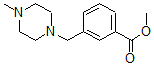 CAS 登录号：658689-29-3， 3-[(4-甲基-1-哌嗪基)甲基]-苯甲酸甲酯