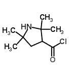 CAS#: 65870-61-3, 2,2,5,5-Tetramethyl-3-pyrrolidinecarbonyl chloride