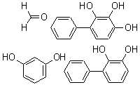 CAS 登录号：65876-95-1， 甲醛与 3-苯基邻苯二酚, 4-苯基邻苯三酚和间苯二酚聚合物
