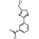 CAS 登录号：6595-78-4， 5-(氯甲基)-3-(3-硝基苯基)-1,2,4-恶二唑