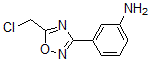 CAS 登录号：6595-79-5， 3-[5-(氯甲基)-1,2,4-恶二唑-3-基]-苯胺