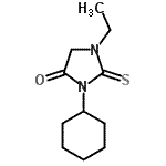 CAS#: 659734-00-6, 3-Cyclohexyl-1-ethyl-2-thioxo-4-imidazolidinone