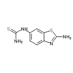 CAS#: 659742-87-7, 1-(2-Amino-1,3-benzothiazol-6-yl)thiourea