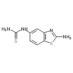 CAS 登录号：659742-96-8， 1-(2-氨基-1,3-苯并噻唑-5-基)硫脲